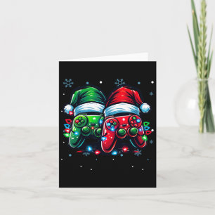 Controller-Weihnachtsmannmütze WeihnachtsGamer Karte