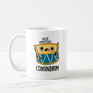 Conundrum Funny Drummer Drum Puff Kaffeetasse