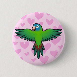 Conure/Lorikeet/Papageien-Liebe Button