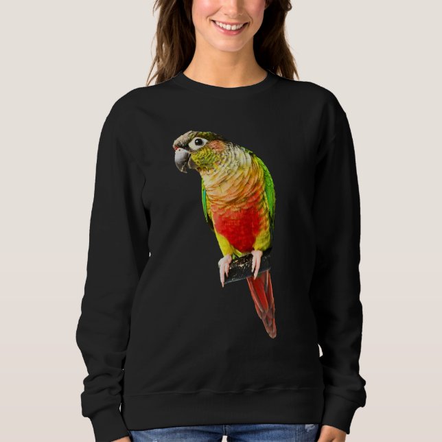 Conure Parrot Bird Green cheek Love for birds Sweatshirt (Vorderseite)