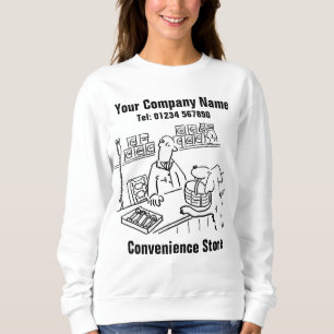 Convenience Store-Cartoon Sweatshirt