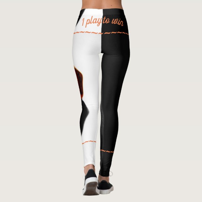 Convention Gaming Dice SASSY "Play to win" Leggings (Rückseite)