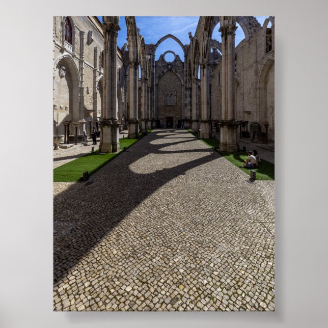 Convento do Carmo in Lisbon Poster (Vorne)