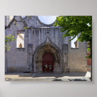 Convento do Carmo in Lissabon Poster