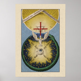 "Conversation between Souls" Jacob Böhme Poster