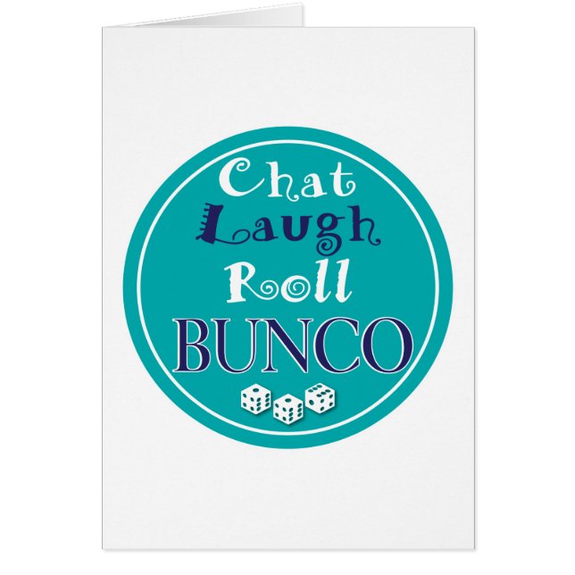conversation, rire, petit pain - bunco (Devant)