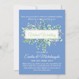 Conversation vidéo Mariage virtuel Invitations en 