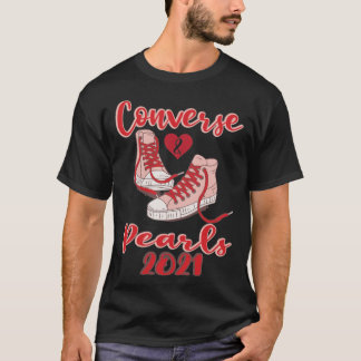 Converse und Perlen Sneakers Shirt