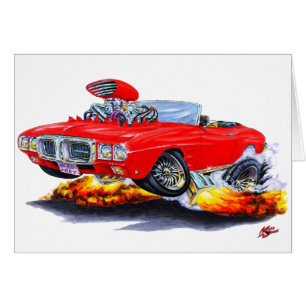 Convertible 1969 rouge de Firebird