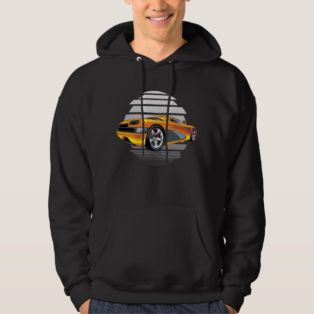 convertierbares Auto 3 Hoodie (Vorderseite)