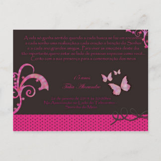 Convite de 15 Anos Postkarte