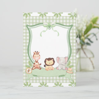 Convite personalizável brasão  einladung