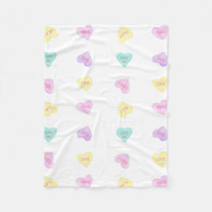 Convo Heartz Slang Fleece Wasserfarbe Kleine Lücke