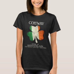 Conway Nachname Familie Irland Irisches Haus von S T-Shirt