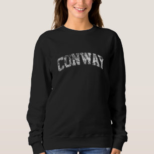 Conway Vintage Distressed Grunge Bogen Sweatshirt