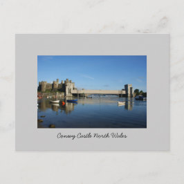 Conwy Castle North Wales Postkarte