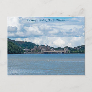 Conwy Castle, North Wales, UK, Postcard Postkarte