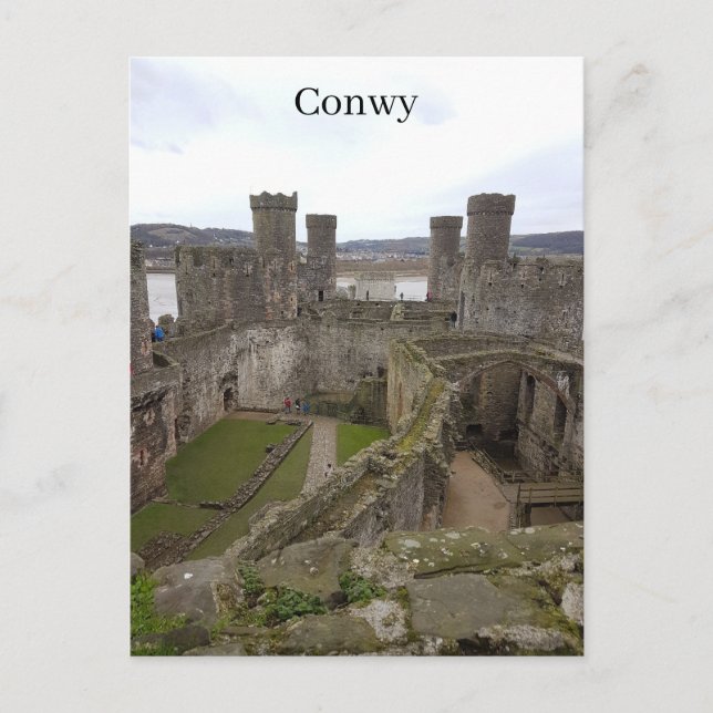Conwy Postkarte (Vorderseite)