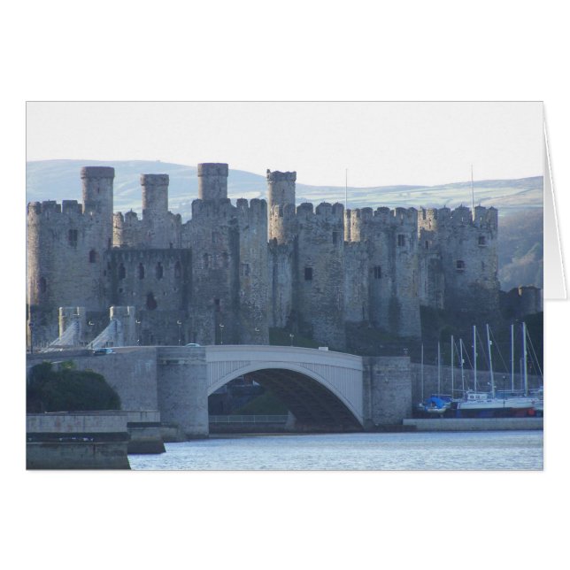 Conwy Schloss Wales. (Vorderseite (Horizontal))
