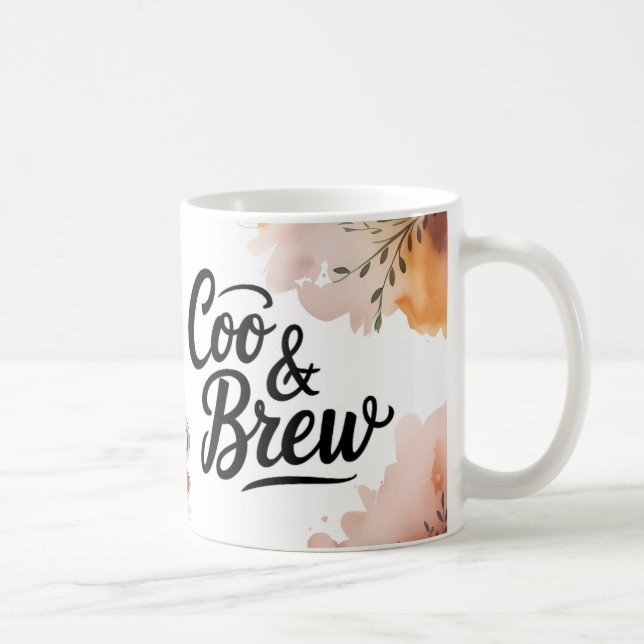 Coo & Brew Funny Taube Tasse (Rechts)