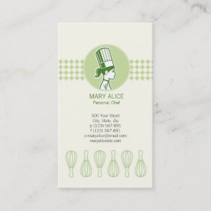 Cook Baker Businesscard Visitenkarte