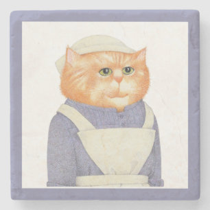 COOK CAT Marmorstein Untersetzer