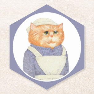 COOK CAT Pointy Hexagon Paper Untersetzer