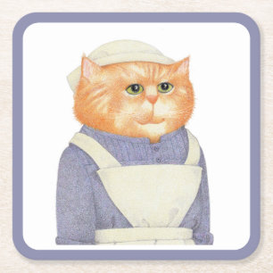 COOK CAT Square Paper Untersetzer