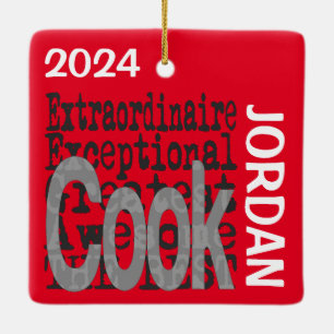Cook Extraordinaire CUSTOM Keramikornament