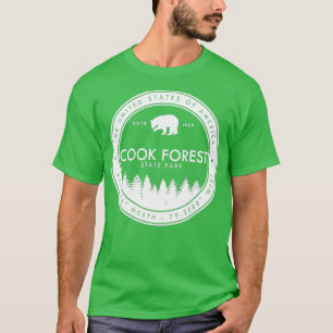 Cook Forest Staat Park Vintag Souvenirs PA T-Shirt