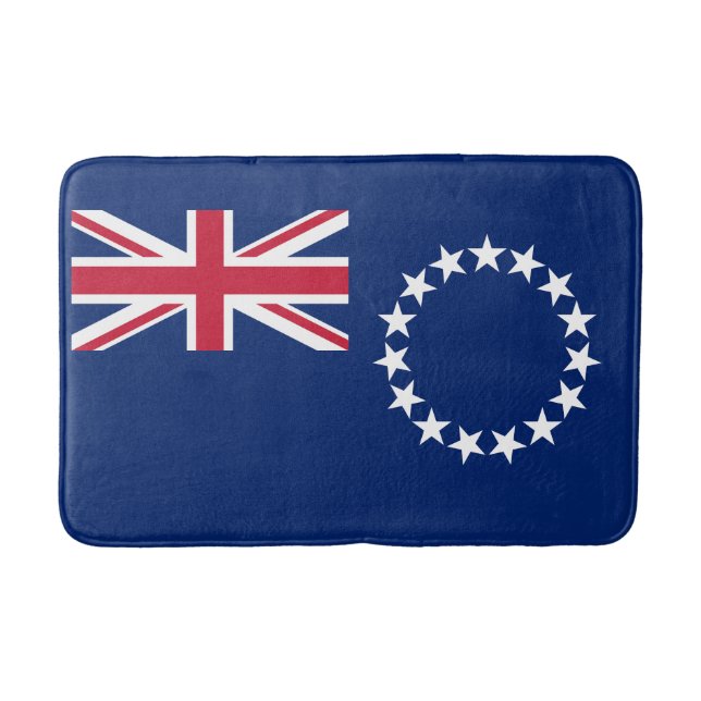 Cook Islands Flag Badematte (Vorderseite)