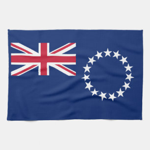 Cook Islands Flag Geschirrtuch