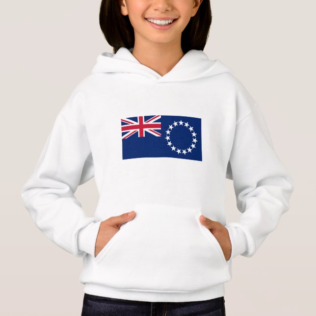 Cook Islands Flag Hoodie (Vorderseite)