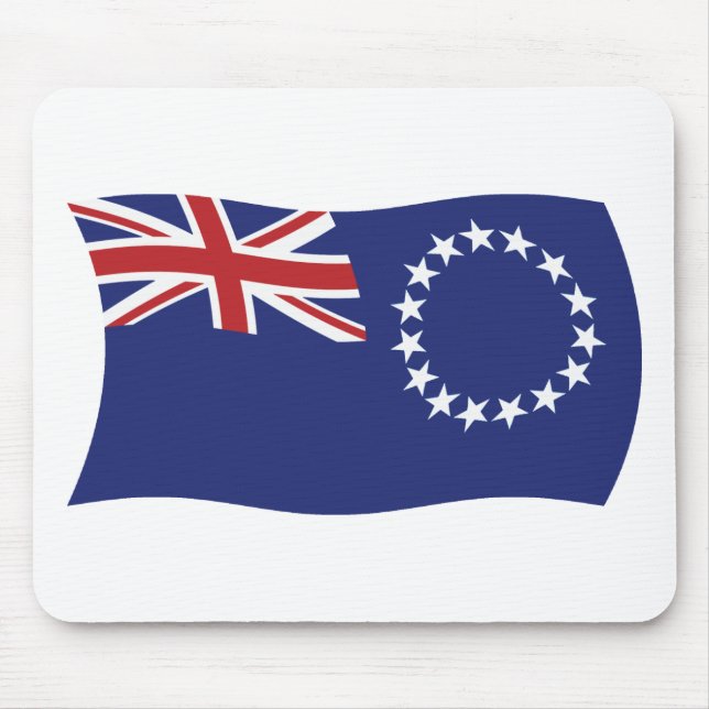 Cook Islands Flag Mousepad (Vorne)