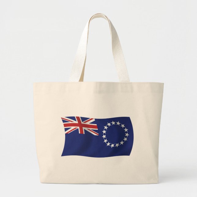 Cook Islands Flag Toag Jumbo Stoffbeutel (Vorne)