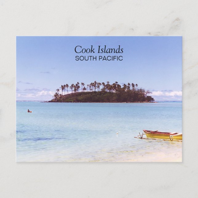 Cook Islands South Pacific Foto Circa 1998 Postkarte (Vorderseite)