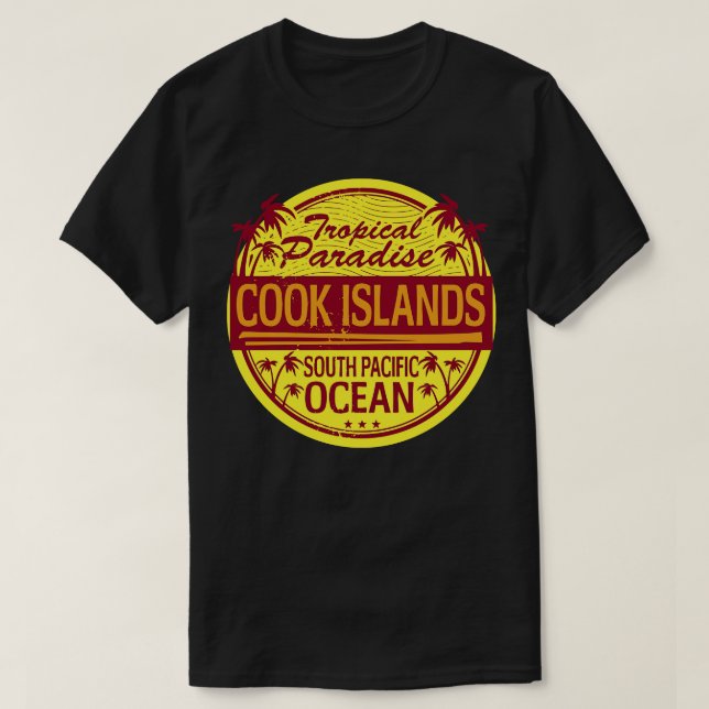 Cook Islands Tropical Paradise T-Shirt (Design vorne)