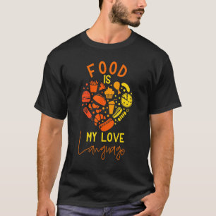 Cook Koch Feinschmecker Retro Food ist meine Liebe T-Shirt