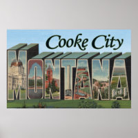 Cooke City, Montana - Große Briefmarkenszenen
