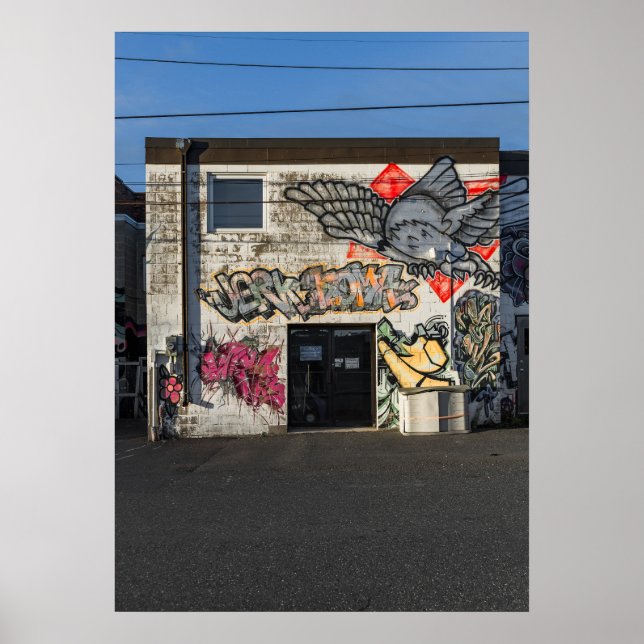 Cooke St Graffiti Color Version Nr. 1 Poster (Vorne)