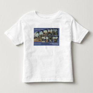 Cooke Stadt, Montana - große Buchstabe-Szenen Kleinkind T-shirt