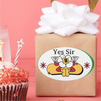 Cooker Said Yes, Sir Sticker – Funny Kitchen Quote