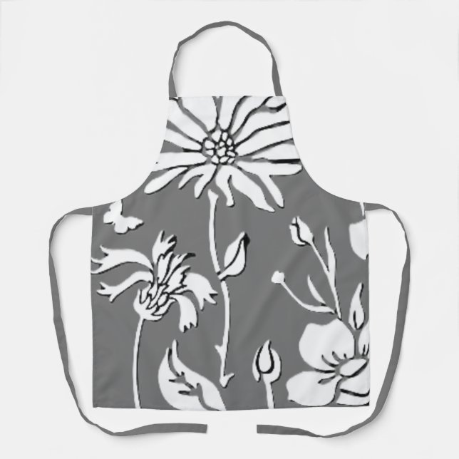 COOKERY SCHÜRZE Multimedia Print Schürze BLUME Des (Vorderseite)
