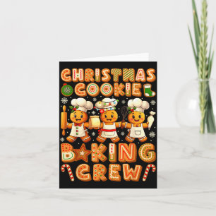 Cookie-Back-Crew Weihnachten Ingwerbrot-Liebhaber Karte