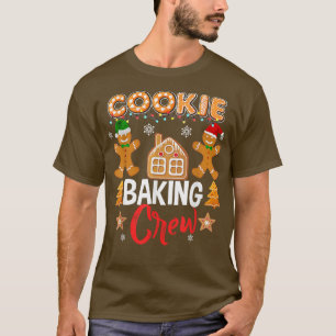 Cookie-Back-Crew Weihnachten Santa Familie Lebkuch T-Shirt