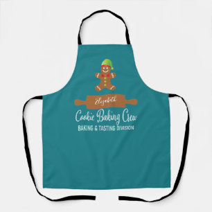 Cookie Backen Crew Aquamarin Blue Weihnachten Sch Schürze