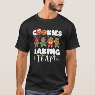 Cookie Backen Crew Lebkuchen Team Santa Family P T-Shirt