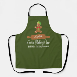 Cookie Backen Crew Rote Weihnachtsfeier Schürze
