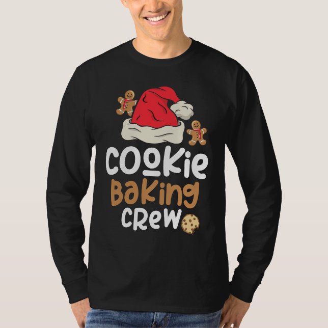 Cookie Backen Crew Weihnachten Weihnachtsfamilie T-Shirt (Vorderseite)