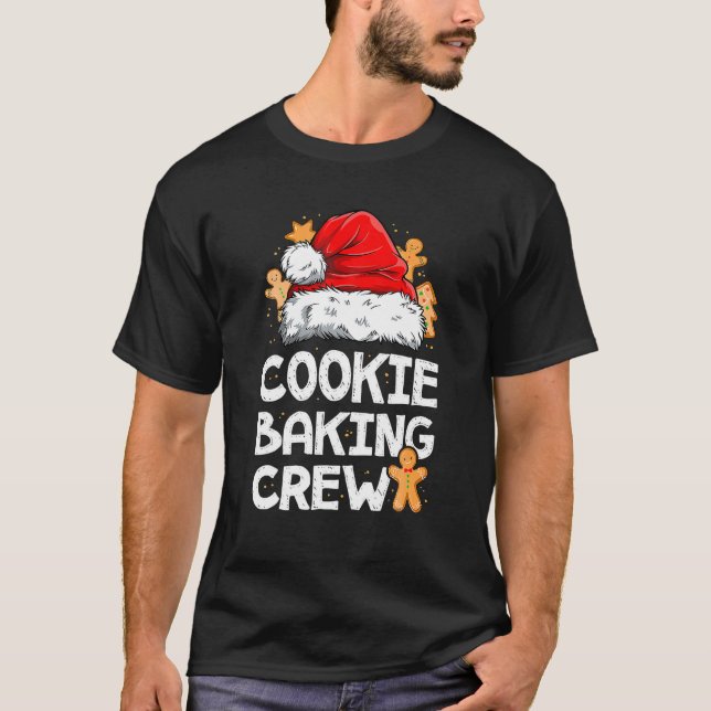 Cookie Backen Crew Weihnachtsgebäck T-Shirt (Vorderseite)